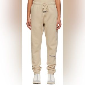 Fear of God Essentials Sweatpants in Linen. Size Small. Brand new with tags.
